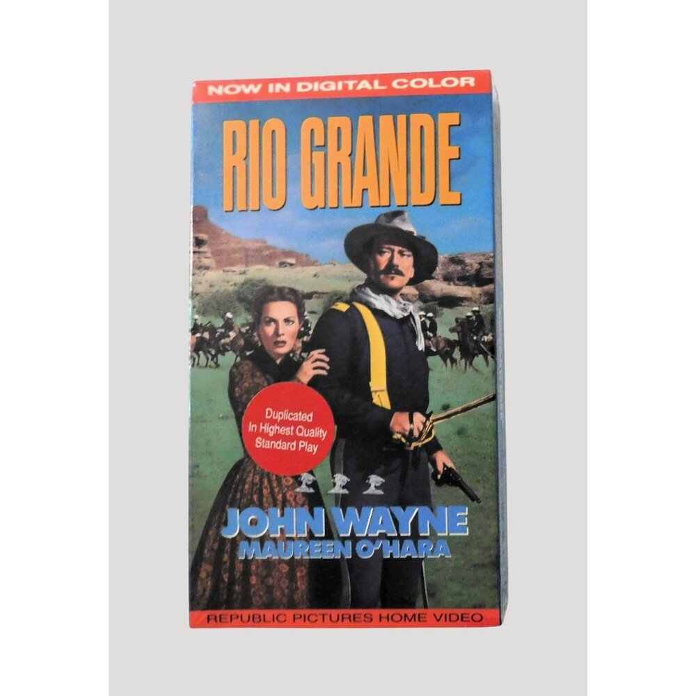 Rio Grande John Wayne Maureen O' Hara VHS Sealed Digital Color 1990